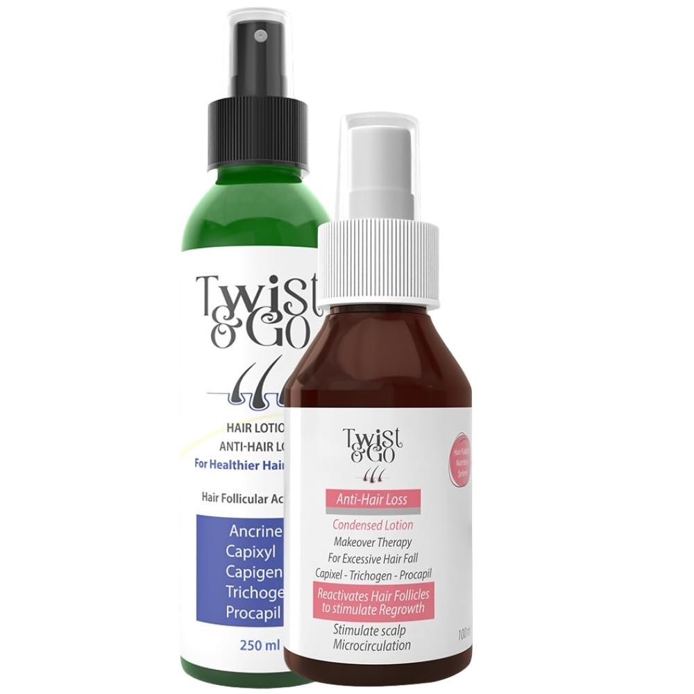 Twist & Go Anti Hair Loss Lotion 250ml + Twist & Go Condensed Anti-Hair Loss Lotion 100ml Twist & Go Anti Hair Loss Lotion 250ml + Twist & Go Condensed Anti-Hair Loss Lotion 100ml - Image 1