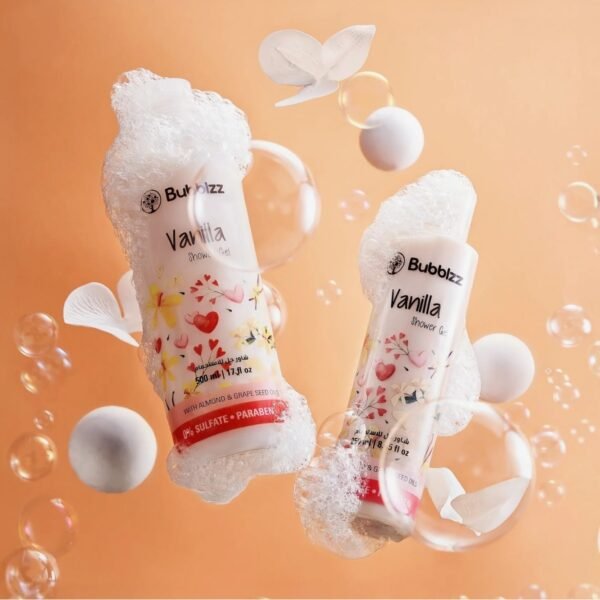 Bubblzz Vanilla Shower Gel 250ml - Image 3