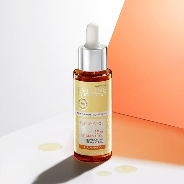 Eveline Serum Shot 15% Vitamin C+Cg Complex Illumination - Image 3