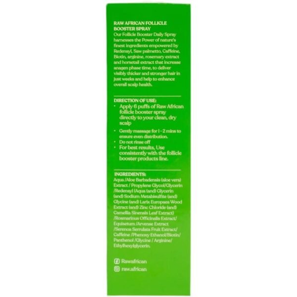 Raw African follicle booster spray 125 ml - Image 4