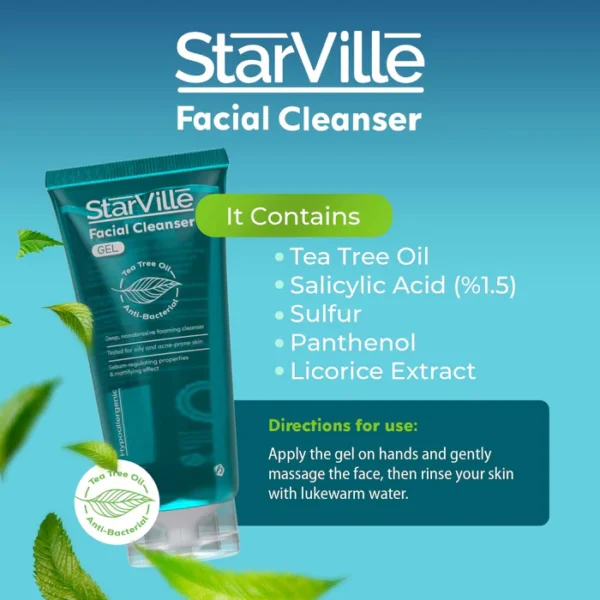 Starville facial cleanser gel 200 ml - Image 2