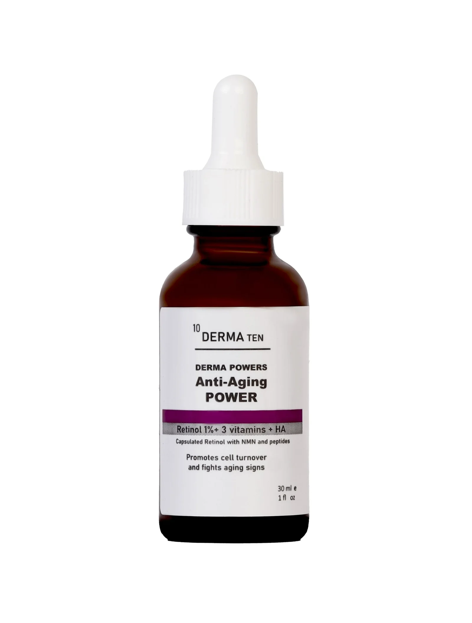 Anti Aging Power (Retinol 1%) Derma 10 Power retinol 1% + 3 vitamins + HA - Image 1