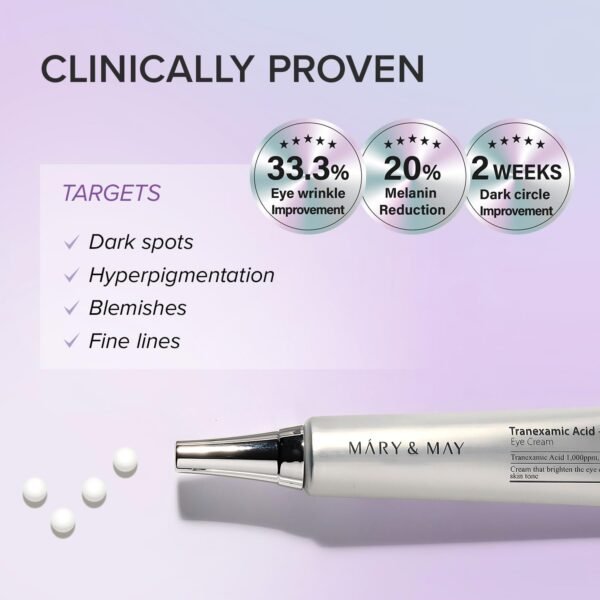 Mary & May Tranexamic Acid + Glutathione Eye Cream - Image 3