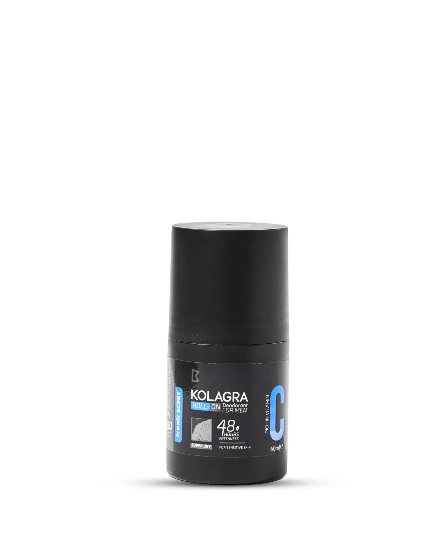 Kolagra Super Dry 48H Men's Roll-On Deodorant Iconic Scent Kolagra Super Dry 48H Men's Roll-On Deodorant Iconic Scent